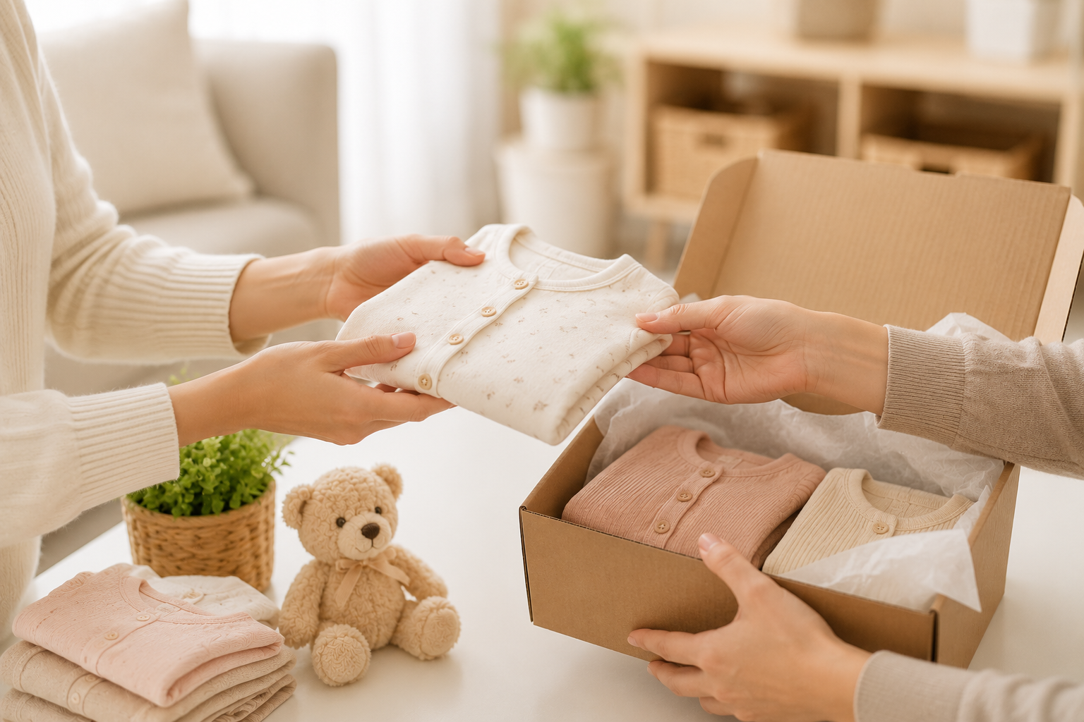 Easy exchange for baby clothing